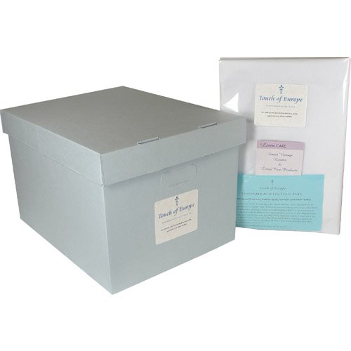Acid-free Specialized Linen Storage Box for Heirloom Linens, Textiles and Papers, AcidFreeBoxSingle