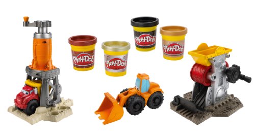 Hasbro 494131480 Play-Doh. Diggin' Rigs. Les outils de chantier. - Modèle : Bulldozer