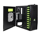 Thermaltake Element V NVIDIA Edition Basic - Full tower - extended ATX - no power supply ( ATX / PS/2 ) - black - USB/Audio/E-SATA