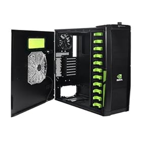 Thermaltake Element V NVIDIA Edition Basic - Full  tower - extended ATX - no power supply ( ATX / PS/2 ) - black - USB/Audio/E-SATA