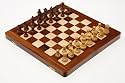 Sheesham & Boxwood Magnetic 12 inch folding inlaid chess set