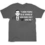 The Office I Want People To Be Afraid Charcoal T-shirt Tee