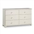 South Shore Sand Castle Pure White Double Dresser