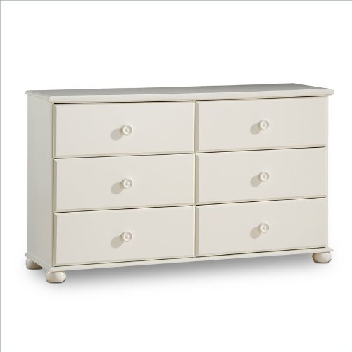 South Shore Sand Castle Pure White Double Dresser