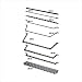 VRK Series 19" W Horizontal Lacer Bars (Rectangular)