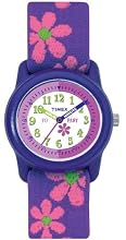 Timex Kids T89022 Time Teacher Flowers Stretch Band Watch
