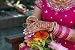 Wallmonkeys Peel and Stick Wall Decals - Hands of a Indian Bride with Henna Design and Bang - Removable Graphic