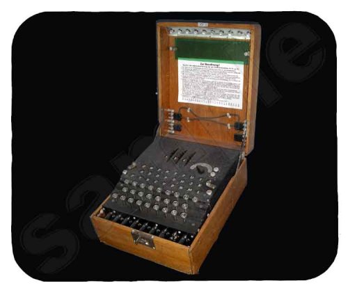Cover image : German Enigma Machine Mouse Pad f