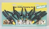 Clamps: Wolfcraft 6 Pc. Hobby Clamping Set (3454)