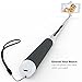 Volsey VS1 Built-in Bluetooth Remote Shutter Selfie Stick for iPhone and Android Smartphones - Black