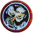 Howdy Doody Buffalo Bob Neon Wall Clock 20 Inch Made In USA New