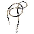 Handmade Jewelry Silver Rose Quartz Gemstone Necklace 18.5 inches (gnklc152)