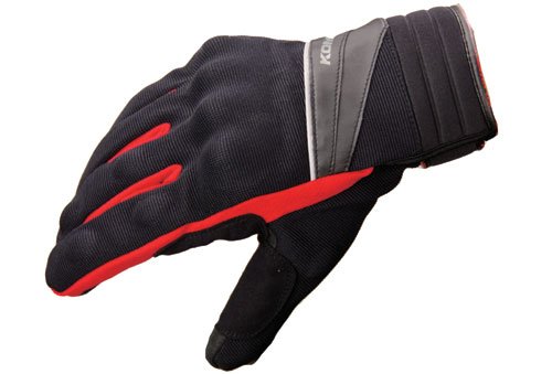 コミネ(Komine) GK-751 Guard In Short W-Gloves black / red L 06-751
