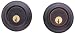 Baldwin 8232.112 Traditional Deadbolt 2-1/8-Inch Door Prep, Venetian Bronze
