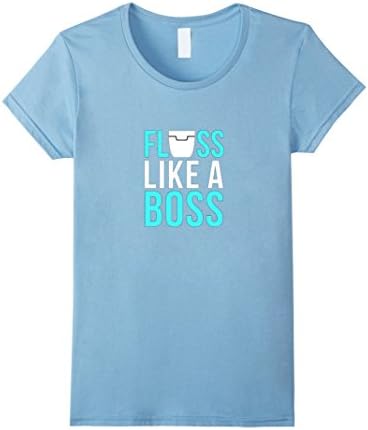 Women's Floss Like A Boss   Tee Shirt XL Baby Blue