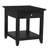 Bedford End Table with Shelf Finish: Ebony