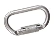 Steel 30 KN Oval Twist Lock Carabiner