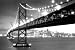 San Francisco-Gate Bridge in Black and White, Photography Poster Print, 24 by 36-Inch