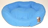 WILMA dog cushion - dog bed blue 28'' -cord style- #5027L