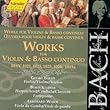 Edition Bachakademie Vol. 123 (Werke f�r Violine und Basso continuo)