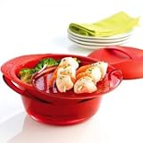 Mastrad F70010 Steamer Rouge
