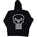 Search : Punisher Glow Line Skull Zip-Up Hooded Sweatshirt Hoodie