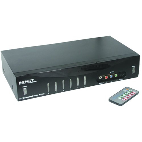 New-CABLESTOGO 40697 6 X 2 COMPONENT VIDEO MATRIX SELECTOR - RPD40697