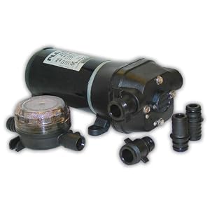 FloJet 04125114A Marine Freshwater Bilge Pump (5-GPM, 12-Volt, 11-Amp) by
