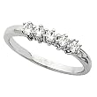 14K White Gold Diamond Wedding/Anniversary Band - 0.25 Ct.
