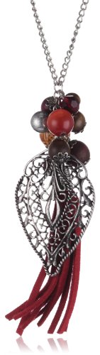 TOM TAILOR Damen-Halskette 70009530592/tassel and leaf necklace Preisvergleich