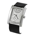 Geneva Platinum Mens Rectangle Face Watch - 9"