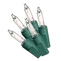 Twinkle Net Lights 150 ct with Green Wire- Clear (4x6')