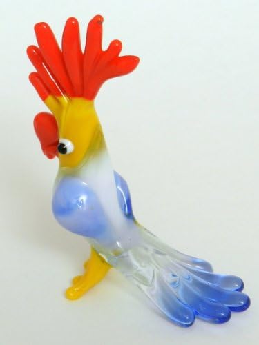 Glass Blown Art Figurine Murano Parrot # 6262