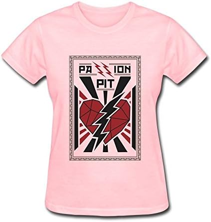 SALA Women's Passion Pit Concert Poster T-Shirts S Pink
