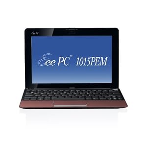 ASUS Eee PC 1015PEM-MU17-RD 10.1-Inch Netbook (Red)