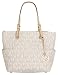 Michael Kors East West Signature PVC Tote Vanilla Michael Kors East West Signature PVC Tote Vanilla