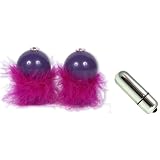Doc Johnson Naughty Knockers Purple with Pink Marabou Adult Sex Toy Kit