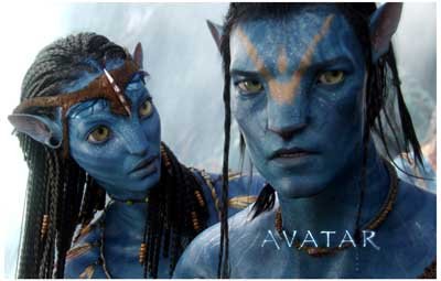 avatar sam and neytiri navi 11x17 poster  more detail click!