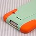 Empire MPERO IMPACT X Series Kickstand Case for Samsung Galaxy S5 / GS5 - Retail Packaging - Coral Mint