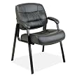 Guest Chair, 25-1/4"x27-1/2"x34-3/4", Black