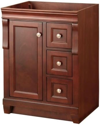 Foremost NATA2421D Naples 24-Inch Width x 21-Inch Depth Vanity, Tobacco