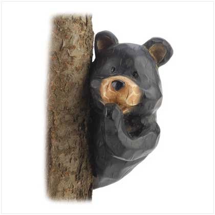 Peek A Boo Bear Outdoor Garden Yard Decor Decoration