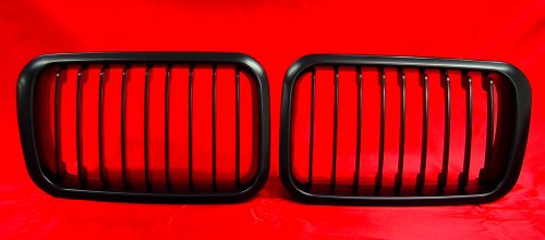BMW E36 WIDE M3 BLACK GRILL + M EMBLEM (92-96)