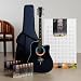 Musical Instruments : Esteban Fireworks Celebration 30 Piece Acoustic Electric Guitar Set - Blem