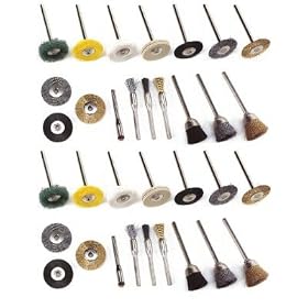 Buy 34 Aviation Parts Cleaning Tool Wire Brushes for Dremel Tool now!