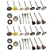 34 Aviation Parts Cleaning Tool Wire Brushes for Dremel Tool