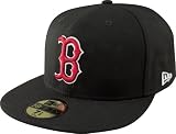 Boston Red Sox Black with Scarlet and White 59FIFTY Fitted Cap