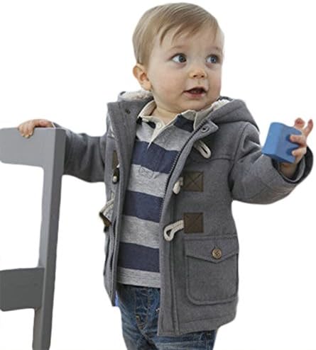 CK sky Boy's winter coat hooded padded outwear 24M Grey