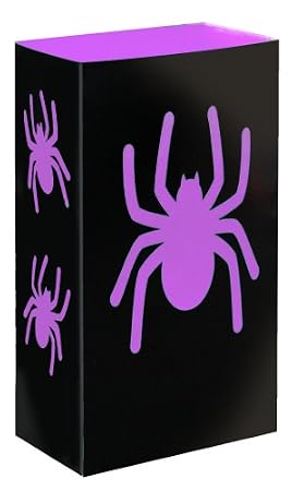 Halloween LumaBase Spider LumaLanterns - Set of 6