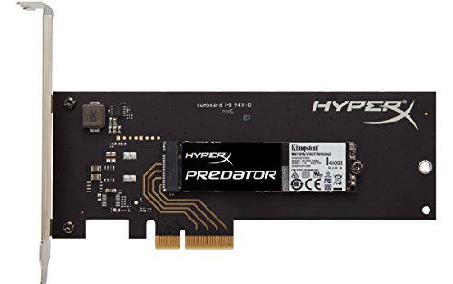 Kingston Digital HyperX Predator 480 GB PCIe Gen2 x 4 Solid State Drive 8-Inch SHPM2280P2H/480G